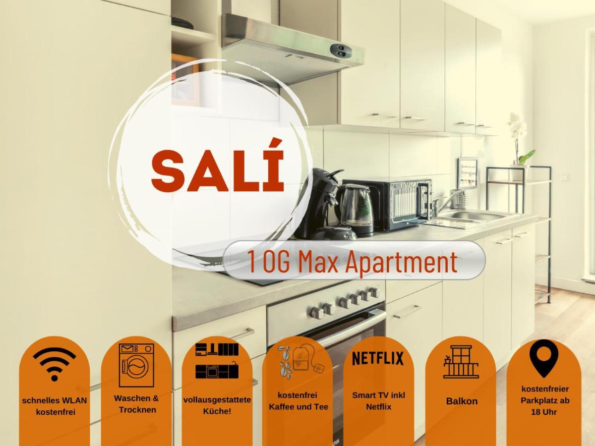 Salihomes/Max Apartment/5Pax/Modern Eingerichtet/Voll Ausgestattet Kueche Markranstaedt Luaran gambar